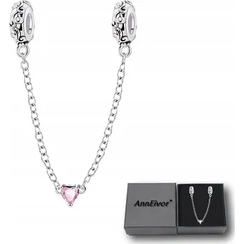 Náramek Řetízek pro Náramky Srdce růží stříbrný S925