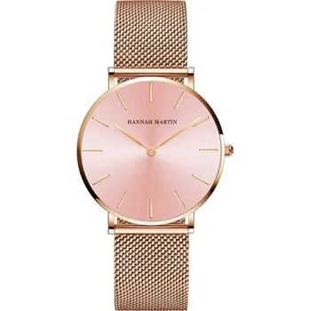 Hodinky Hannah Martin dámské hodinky zlaté pletivo dárek