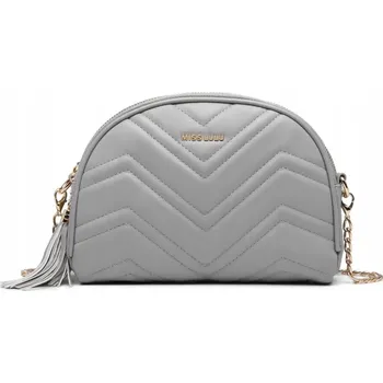 Kabelka Miss Lulu dámská elegantní crossbody kabelka LB2236 - šedá