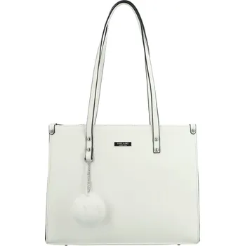 Kabelka DELAMI Dámská kabelka D5895 white + 2 měsíce na vrácení zboží