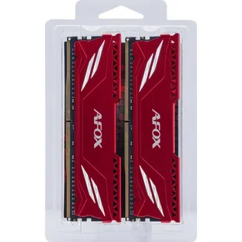 Operační paměť AFOX GAMING DDR4 2X16GB 3200MHZ CL16 RANK1 XMP2 RED