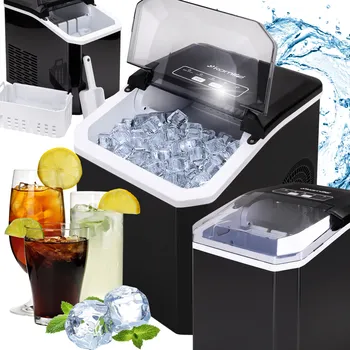 Výrobník ledu Výrobník ledu Kamille KM6930 černý, 110 W