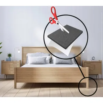 Podložka pod nábytek Filcové podložky pod nábytek Verk Group černé 20x20 cm, 133 ks