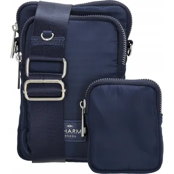 Kabelka Charm London nylonová kabelka modrá