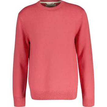 Pánský svetr SVETR GANT COTTON BLEND C-NECK ROSE PINK