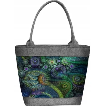 Kabelka Bertoni vícebarevná plst taška