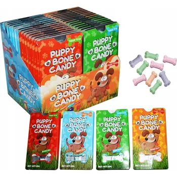 Bonbon Bonbóny bez cukru Puppy Bone Candy 30 ks po 10 g