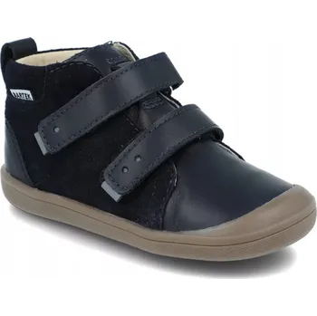 Chlapecké polobotky Bartek chlapecké kožené boty 11025 bez zateplení na suchý zip, velikost 22