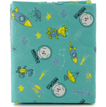 Lék pro psa a kočku MISOKO & CO JUNGLE Pratelná absorbční podložka 70 × 80 cm, 2 ks, tyrkysovo-modrá