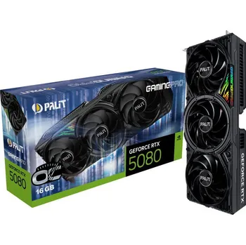 Grafická karta PALIT GeForce RTX 5080 GamingPro OC 16G NE75080S19T2-GB2031A