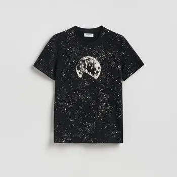 Reserved - Tričko regular - černý - WD040-99X - WD040-99X-S