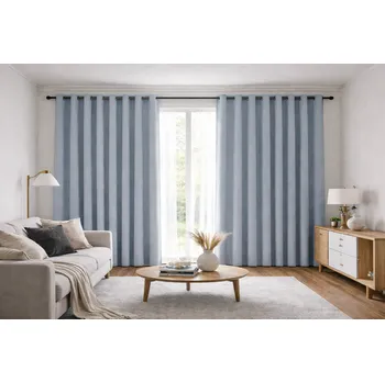 Orbytex Zatemňovací závěs hotový - šedý Rozměry: Š/V 145x150 (1ks), Vršek závěsu: KROUŽKY