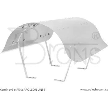 Kouřovod Komínová stříška nerez Apollon UNI-2 (750x1000)