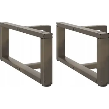 Konferenční stolek Nohy ke konferenčnímu stolku, 2 ks, 70x25x(30-31) cm, ocel