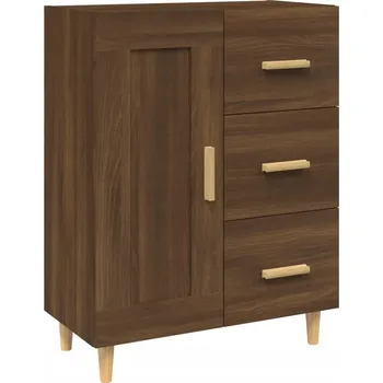 Komoda Komoda, hnědý dub, 69,5x34x90 cm, dřevěný kompozitní materiál