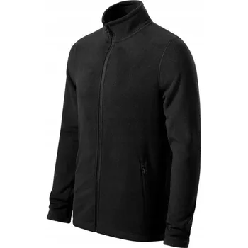 Pánská mikina Pánská mikrofleecová bunda na zip MALFINI FACTOR 852 300G ČERNÁ 3XL