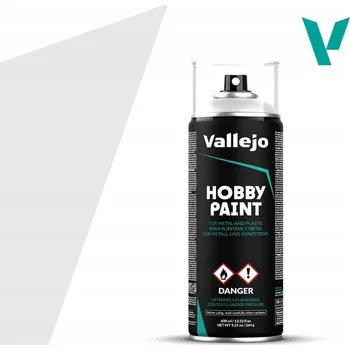 Barva ve spreji Barva barva ve spreji Vallejo Hobby Paint, šedá, 400 ml