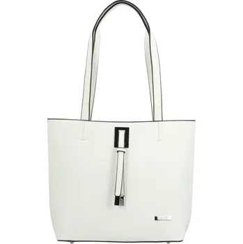 Kabelka DELAMI Dámská kabelka D5888 white + 2 měsíce na vrácení zboží