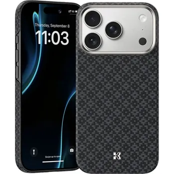 Náhradní kryt pro mobilní telefon Benks ArmorGrid Kevlar Black kryt iPhone 17 Pro Max ACPLBNAGKB153