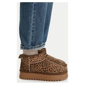 Dámská zimní obuv Eva Minge Sněhule EO-WENDY-TS6305-01 Hnědá 41