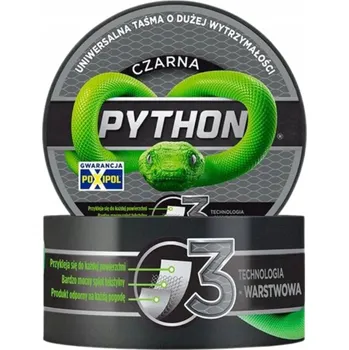 Lepicí páska Opravná páska PYTHON 48 mm x 9 m černá