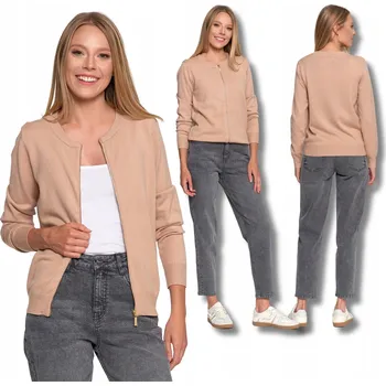 Dámský svetr Moraj dámský svetr béžový klasický do pasu velikost L/XL