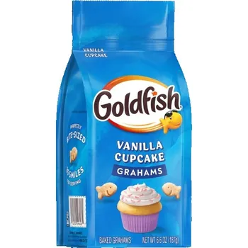Goldfish Grahams Vanilla Cupcake - Sušenky s příchutí vanilkového cupcaku