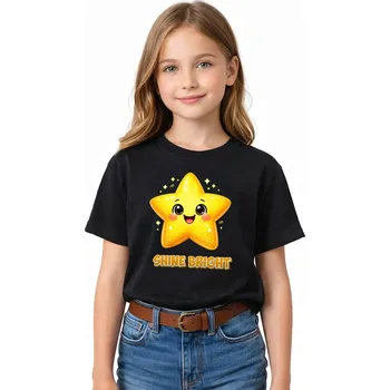 Chlapecké tričko Shine Bringhts Pohádkové tričko dětské černé 3-4 roky