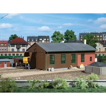 Výtopna dřevěná - 2 stání H0 - Auhagen 11332