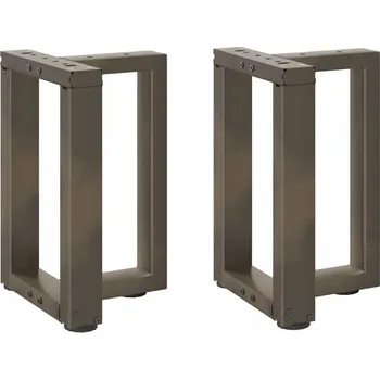 Konferenční stolek Nohy ke konferenčnímu stolku, 2 ks, 28x25x(42-43) cm, ocel