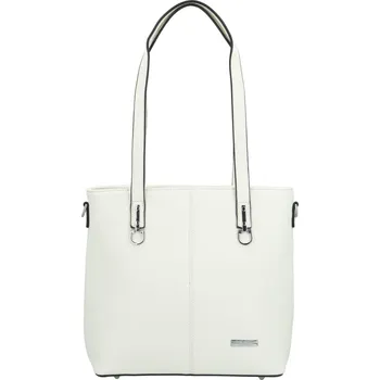 Kabelka DELAMI Dámská kabelka D5890 white + 2 měsíce na vrácení zboží