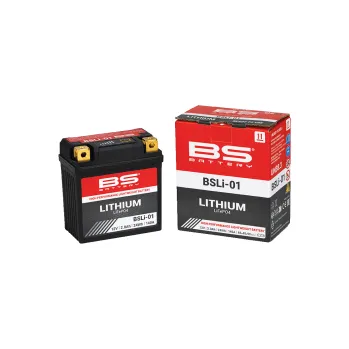 Auto-moto baterie Motocyklová baterie BS BATTERY BSLi-01 Lithium LiFePO4 12,8V 2Ah (24Wh)
