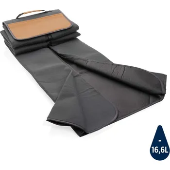 Pikniková deka Pikniková deka Impact z RPET AWARE s PU kapsou - Barva Šedá