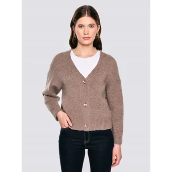 Dámský svetr Big Star dámský svetr béžový asymetrický ke kyčlím velikost L/XL