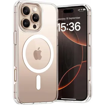 Pouzdro na mobilní telefon Pouzdro zadní kryt Hero Case pro Apple iPhone 16 Pro bezbarvé s MagSafe