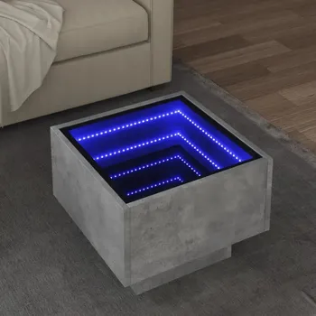 Konferenční stolek Konferenční stolek VidaXL čtvercový 40 x 40 x 30 cm, odstíny šedé