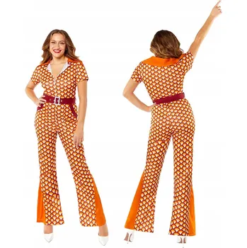 Karnevalový kostým KOSTÝM VE STYLU LET 70 80 RETRO DÁMSKÝ M/L