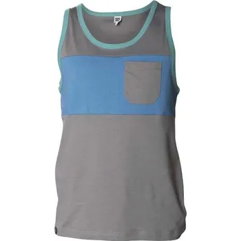 Pánská móda SNAP CLIMBING Tílko s dvoubarevnou kapsou Snap Climbing ŠEDÁ