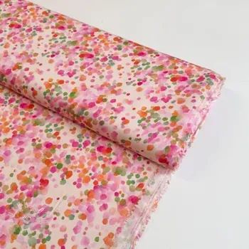 Viskóza SATIN Dots digital print