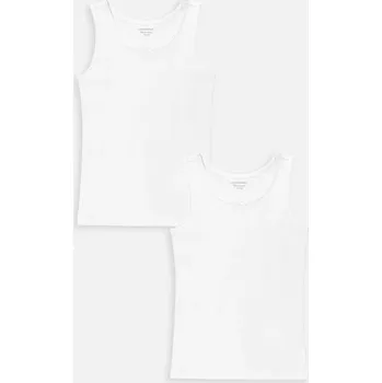 Dívčí tílko Dívčí tílko 2 kusy v balení, velikost 152/158, bílé Coccodrillo WC4