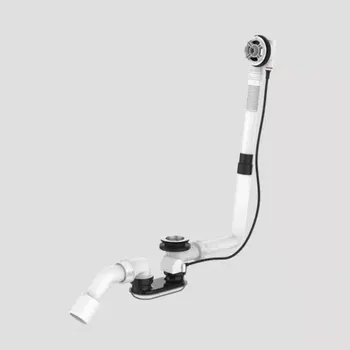 Sifon sifon vanový 831 65 cm bez ovládání chrom 35.046.00.0000 vanový odtokový komplet s přepadem je určen pro všechny typy van, ovládání je možné dokoupit v chromovém nebo jiném provedení