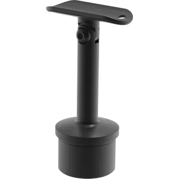 Zábradlí Hahn Steel Nerez držák madla pr. 42.4, pro sloupek pr. 42,4 x 2.0 mm - Brus, PVD, černá