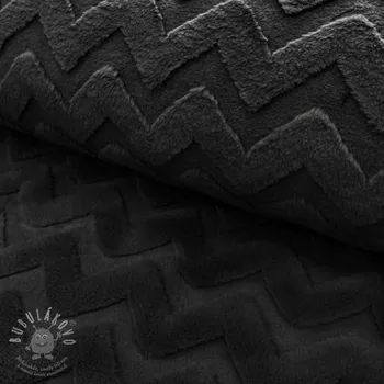 Fleece Abstract black