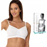 Sportovní bezešvá podprsenka BRUBECK BRA bílá 80B