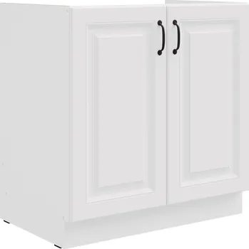 Kuchyňská linka Dolní skřínka STILO - 80 ZL 2F BB, Bílá/Bílá