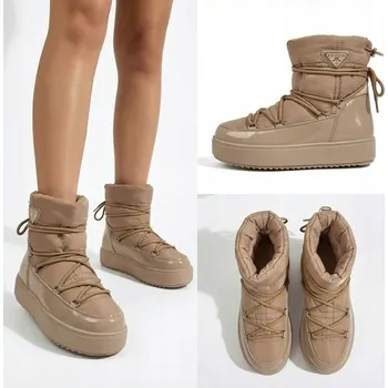 Dámská obuv SVĚTLE HNĚDÉ DÁMSKÉ SNĚHULE COPESE 39