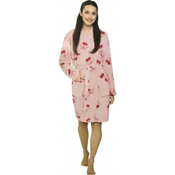 Dámský župan Cleve Dámský zavazovací župan růžový vel. L/XL