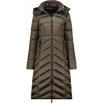 Dámská softshellová bunda Dámská bunda Geo Norway BLANCHE LONG nepromokavá zimní prošívaná