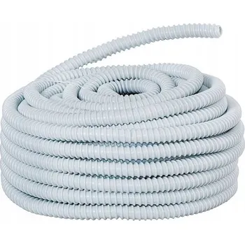 kabelová chránička Chránič kabelů šedá GUS 10, UV odolná F-elektro F6.0013, 1 m