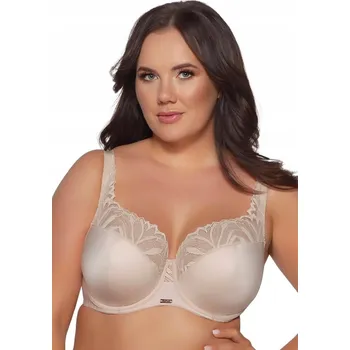 Dámské spodní prádlo Ava podprsenka s polovyztuženými košíčky béžová velikost 95H